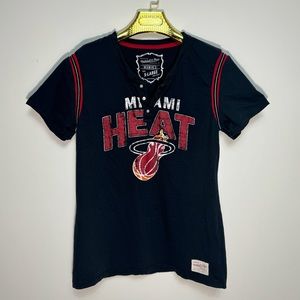 Miami Heat Mitchell & Ness Vintage NBA Jersey Shirt 
100% cotton size XL